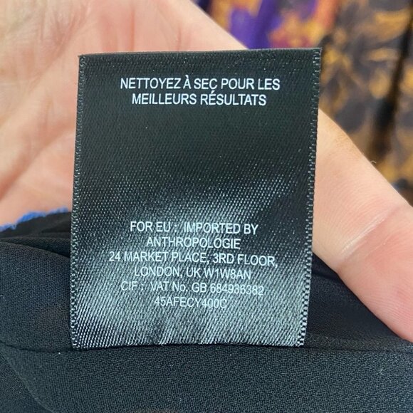 Anthropologie 100% Silk Pintura Shift Dress Size XS Floral Print Bohemian Boho - Picture 10 of 10